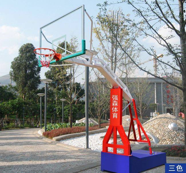 豪華電動(dòng)液壓籃球架